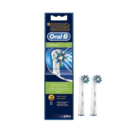 سری یدک مسواک برقی اورال بی مدل کراس اکشن تعداد 2 عددی