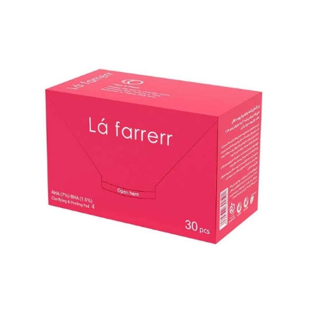 پد لایه بردار و پاکسازی کننده پوست 4 AHA(7%)-BHA(1.5%) لافارر