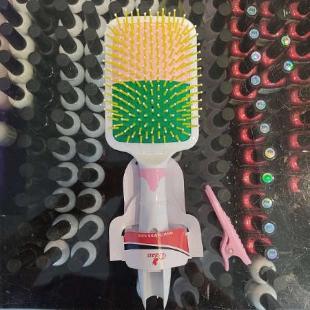 برس مو دو رنگ ( کلیپس دار ) دالاس