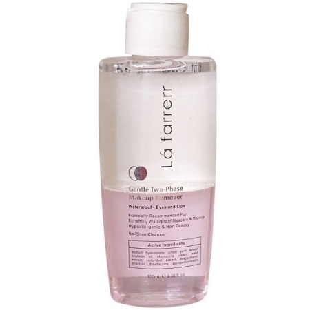 محلول دو فاز پاک کننده آرایش لافارر مدل ضد آب حجم 100 میلی لیتر