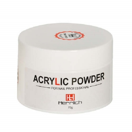 عکس پودر کاشت ناخن هرلیچ مدل دیپ پینک حجم 70 گرم 