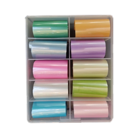 فویل ناخن پک 10 عددی