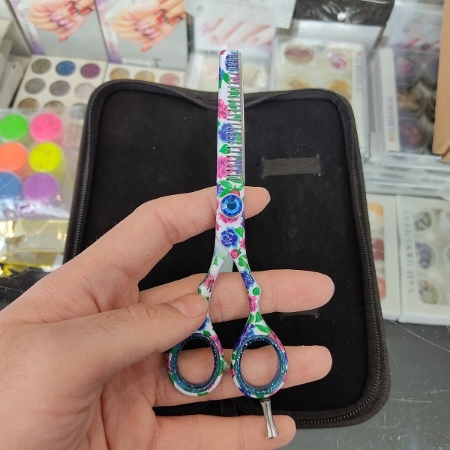 قیچی پیتاژ جگوار مدل گلدار