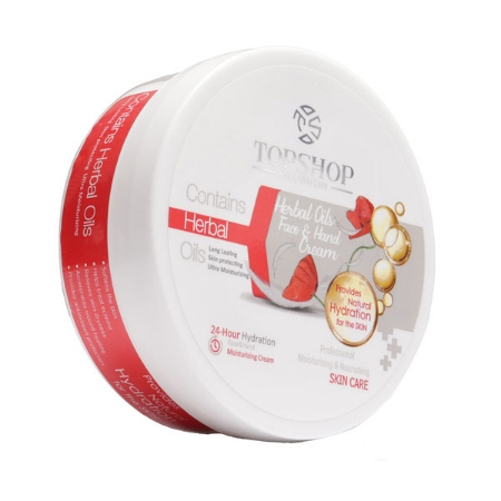 کرم مرطوب کننده تاپ شاپ مدل روغن های گیاهی
