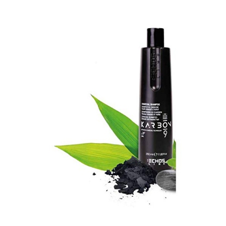 شامپو کربن و بامبو بدون سولفات اچ اس لاین حجم 350 میلی لیتر