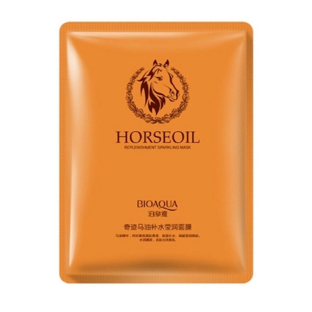 ماسک صورت ورقه ای بیوآکوا عصاره روغن اسب