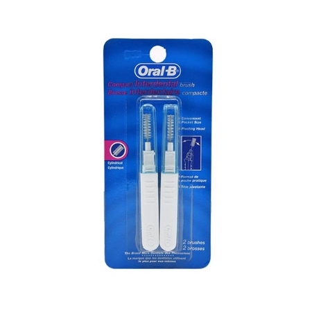 مسواک بین دندانی استوانه ای اورال بی 2 عددی