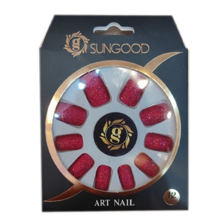 ناخن مصنوعی شنی سان گود مدل سر صاف