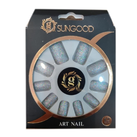 ناخن مصنوعی شنی سان گود مدل سر صاف