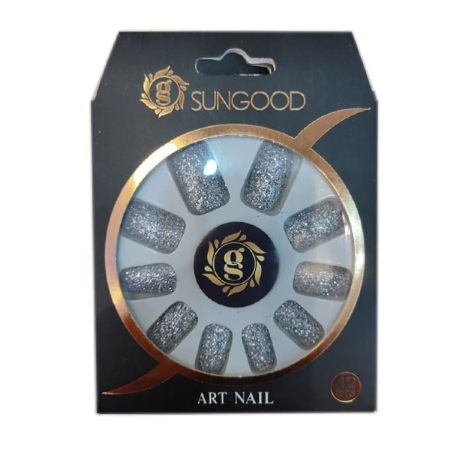 ناخن مصنوعی شنی سان گود مدل سر صاف