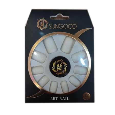 ناخن مصنوعی شنی سان گود مدل سر صاف