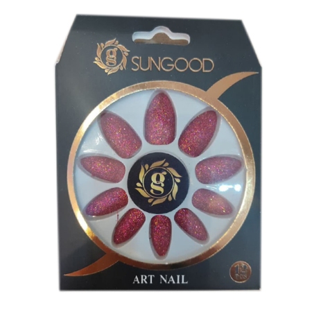 ناخن مصنوعی شنی سان گود مدل نوک تیز