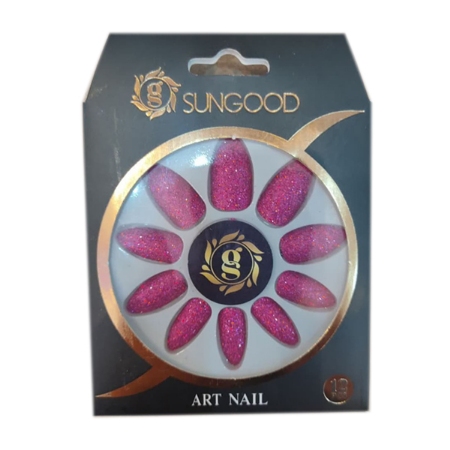 ناخن مصنوعی شنی سان گود مدل نوک تیز