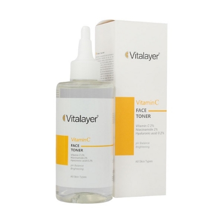 تونر صورت ویتامین C ویتالیر حجم 200 میلی لیتر