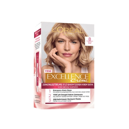 کیت رنگ مو لورآل سری اکسلنس