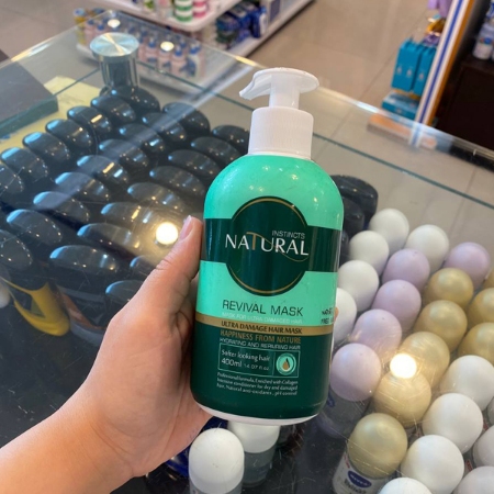 ماسک مو آبرسان و ترمیم کننده نچرال مدل مگا حجم 400 میلی لیتر