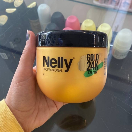 ماسک ترمیم کننده قوی حاوی آرگان گلد نلی حجم 500 میلی لیتر