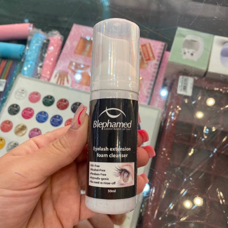 فوم پاک کننده آرایش مخصوص مژه بلفامد مدل اکستنشن حجم 50 میلی لیتر