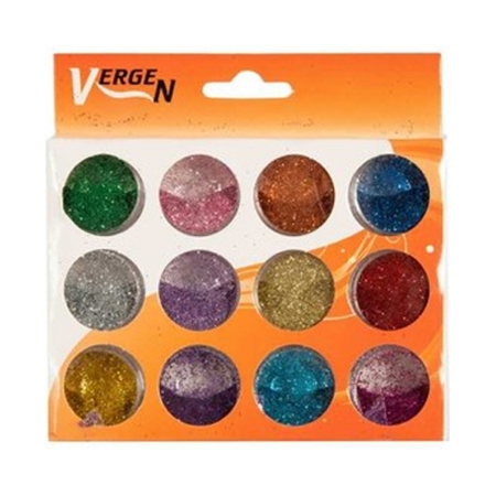 ديزاين ناخن ورژن مدل GS120 چند رنگ بسته 12 عددی