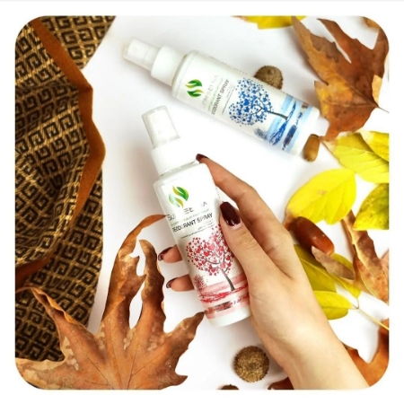 اسپری ضد تعریق سورملینا مدل قرمز حجم 120 میلی لیتر