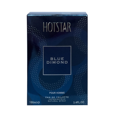 ادو تویلت مردانه دیموند هات استار Blue Dimond men حجم 100 میلی لیتر 