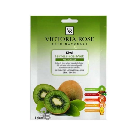ماسک ورقه ای صورت کیوی ویکتوریا رز وزن 25 گرم