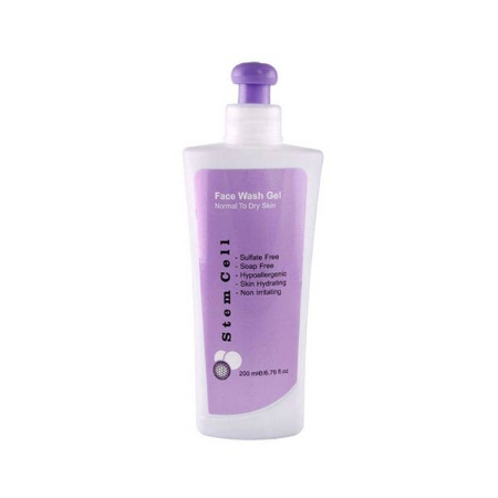 ژل شستشوی صورت استم سل مناسب پوست نرمال تا خشک