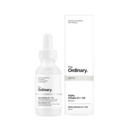 سرم روشن کننده اوردینری حاوی آلفا آربوتین 2% + هیالورونیک اسید 