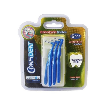 مسواک بین دندانی کانفیدنت سایز 3 بسته 6 عددی
