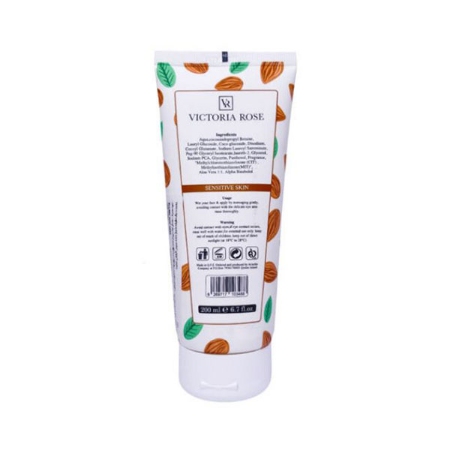 ژل شستشوی صورت عصاره بادام ویکتوریا رز 