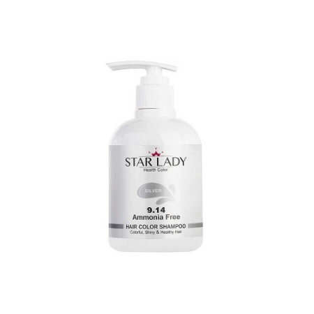 	شامپو رنگ استار لیدی حجم 300 میلی لیتر