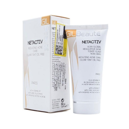 کرم ضد جوش رنگی فاقد چربی ژیل بوته مدل نت اکتیو