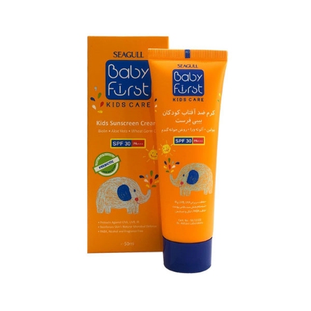 ضد آفتاب کودکان SPF30 سی گل مدل بیبی فرست حجم 50 میلی لیتر
