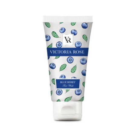 ژل شستشوی صورت عصاره بلوبری ویکتوریا رز مناسب پوست چرب حجم 200 میلی لیتر 