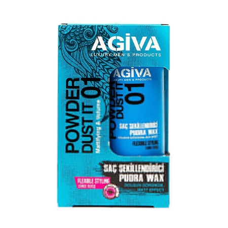 پودر حالت دهنده مو آگیوا شماره 01 وزن 20 گرم