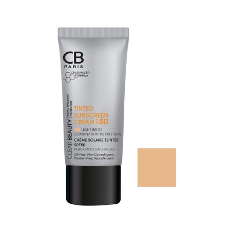 کرم ضد آفتاب سی بی SPF50 پوست مختلط تا چرب