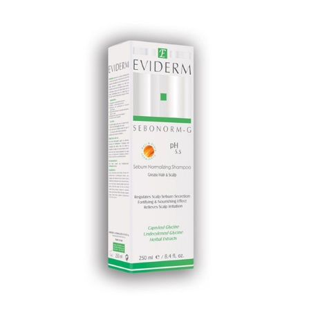 شامپو اویدرم مدل سبونورم جی حجم 250 میلی لیتر