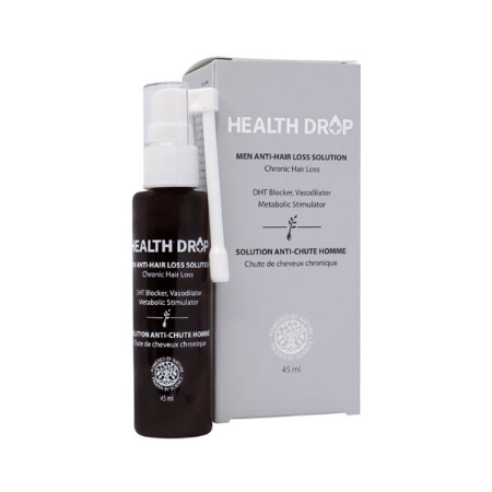 محلول تقویت کننده موی سر مردانه هلث دراپ حجم 45 میلی لیتر