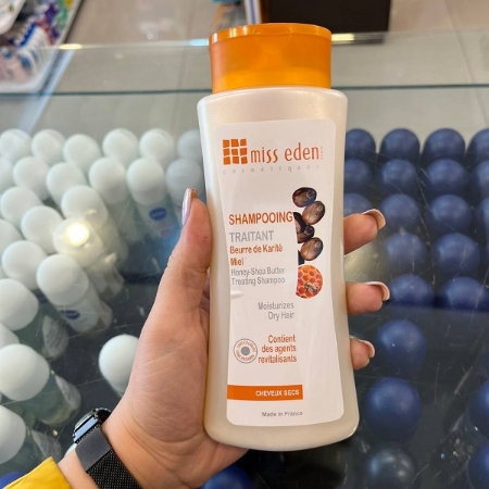 شامپو عسل میس ادن مناسب موهای خشک حجم ۲۵۰ میلی لیتر