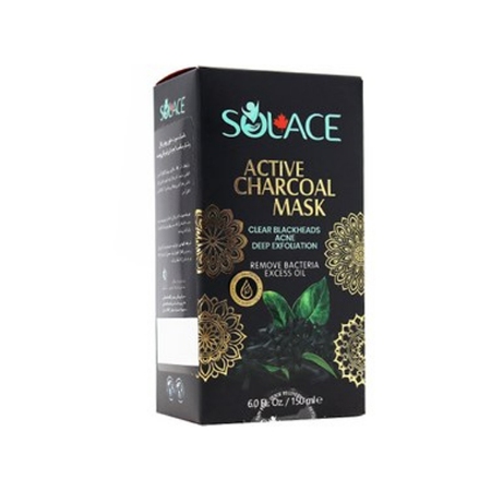 ماسک صورت زغال فعال و شکر سولس