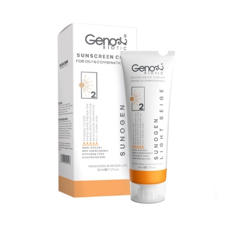 کرم ضد آفتاب رنگی ژنو بایوتیک