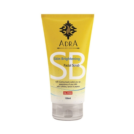 اسکراب سفید کننده انواع پوست آدرا حجم 150 میلی لیتر