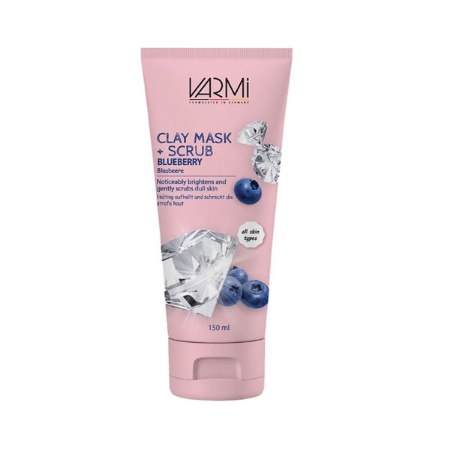  ماسک تیوپی اسکراب الماس بلوبری وارمی حجم 150 میلی لیتر