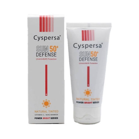 کرم ضد آفتاب رنگی طبیعی سیسپرسا 