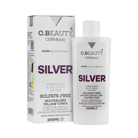 شامپو رنگساژ ضد زردی بنفش برند سریتا